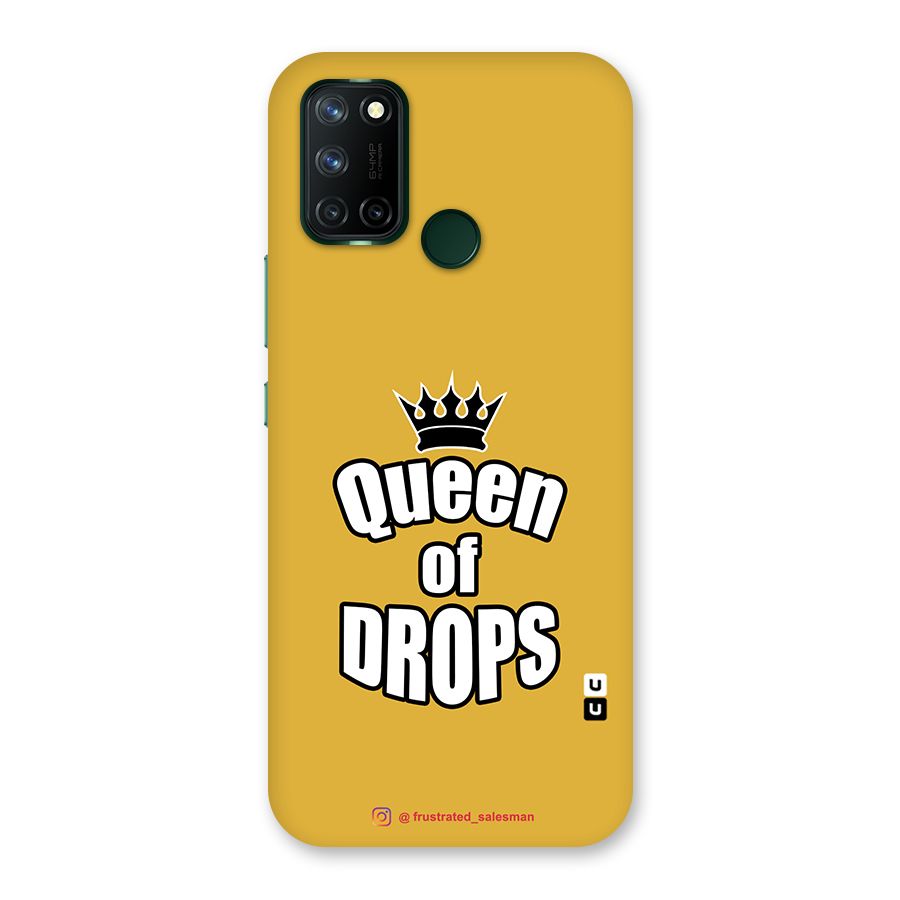 Queen of Drops Mustard Yellow Back Case for Realme 7i