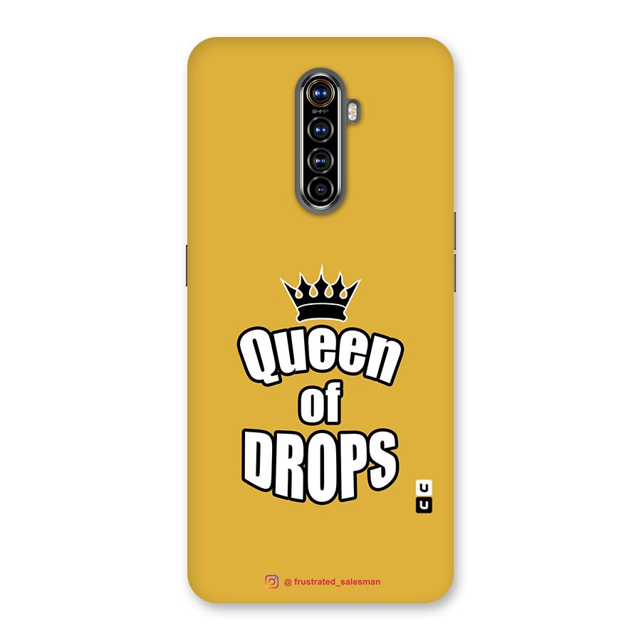 Queen of Drops Mustard Yellow Back Case for Realme X2 Pro