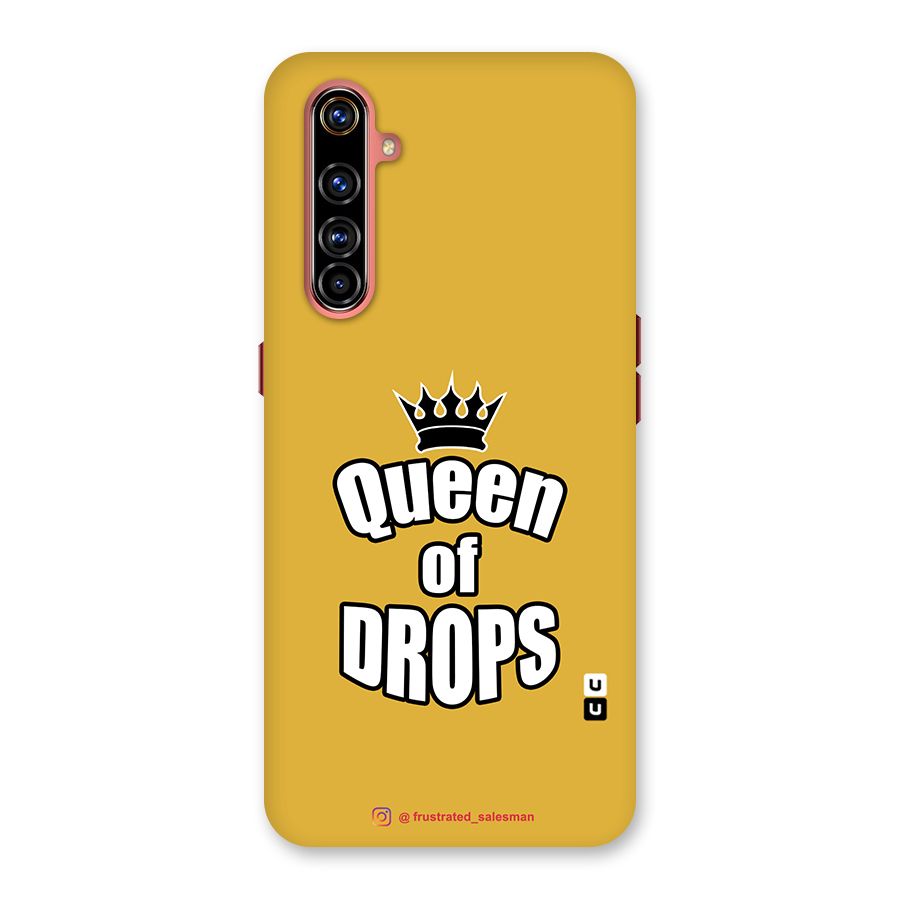 Queen of Drops Mustard Yellow Back Case for Realme X50 Pro