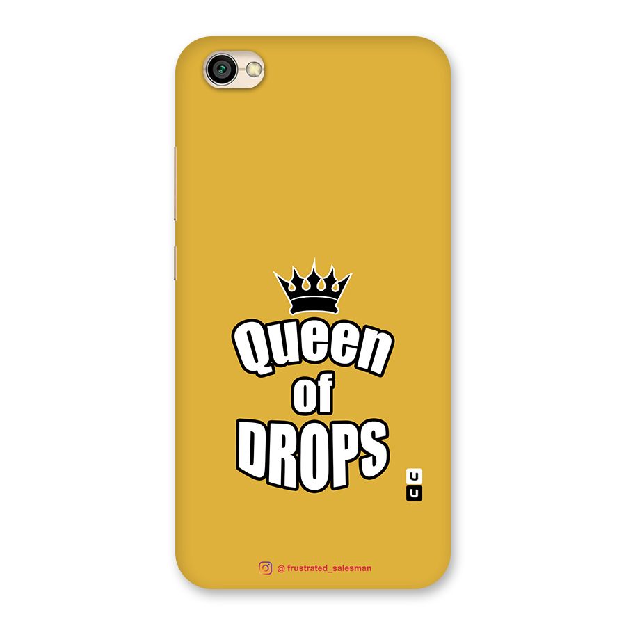 Queen of Drops Mustard Yellow Back Case for Redmi Y1 Lite