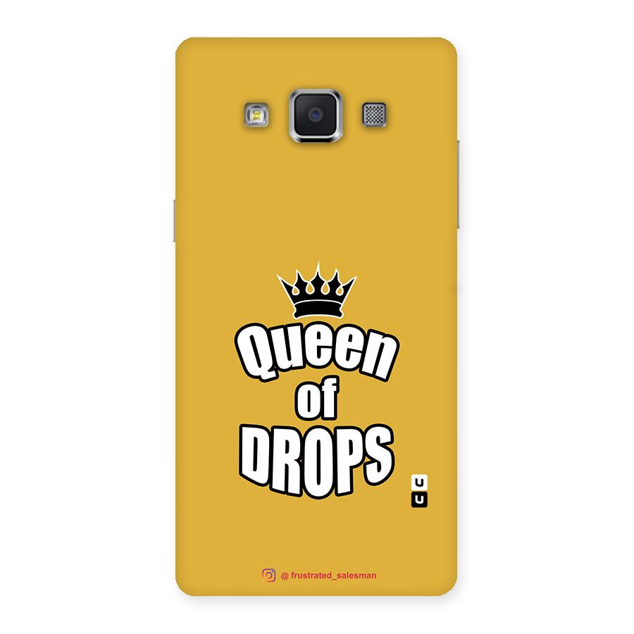 Queen of Drops Mustard Yellow Back Case for Samsung Galaxy A5