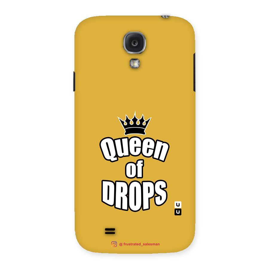 Queen of Drops Mustard Yellow Back Case for Samsung Galaxy S4