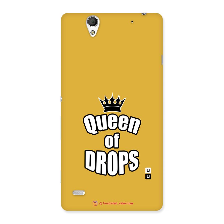 Queen of Drops Mustard Yellow Back Case for Sony Xperia C4