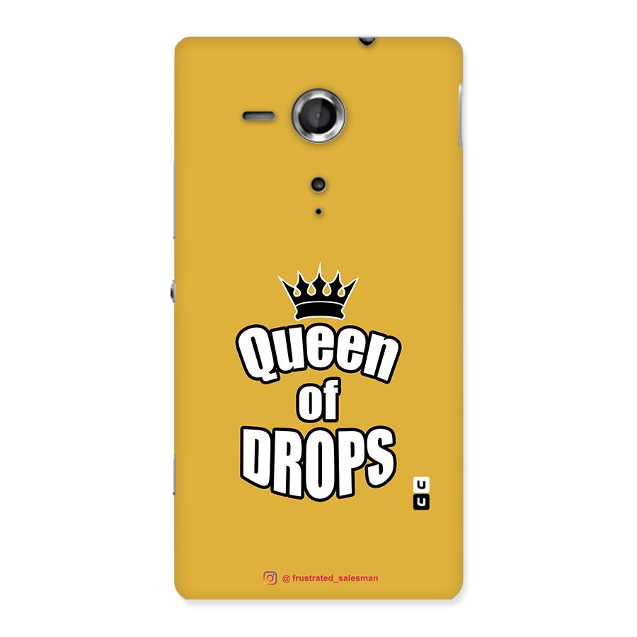 Queen of Drops Mustard Yellow Back Case for Sony Xperia SP