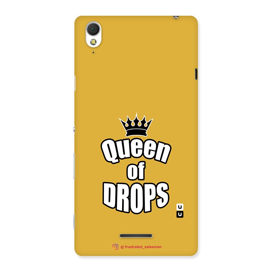 Queen of Drops Mustard Yellow Back Case for Sony Xperia T3