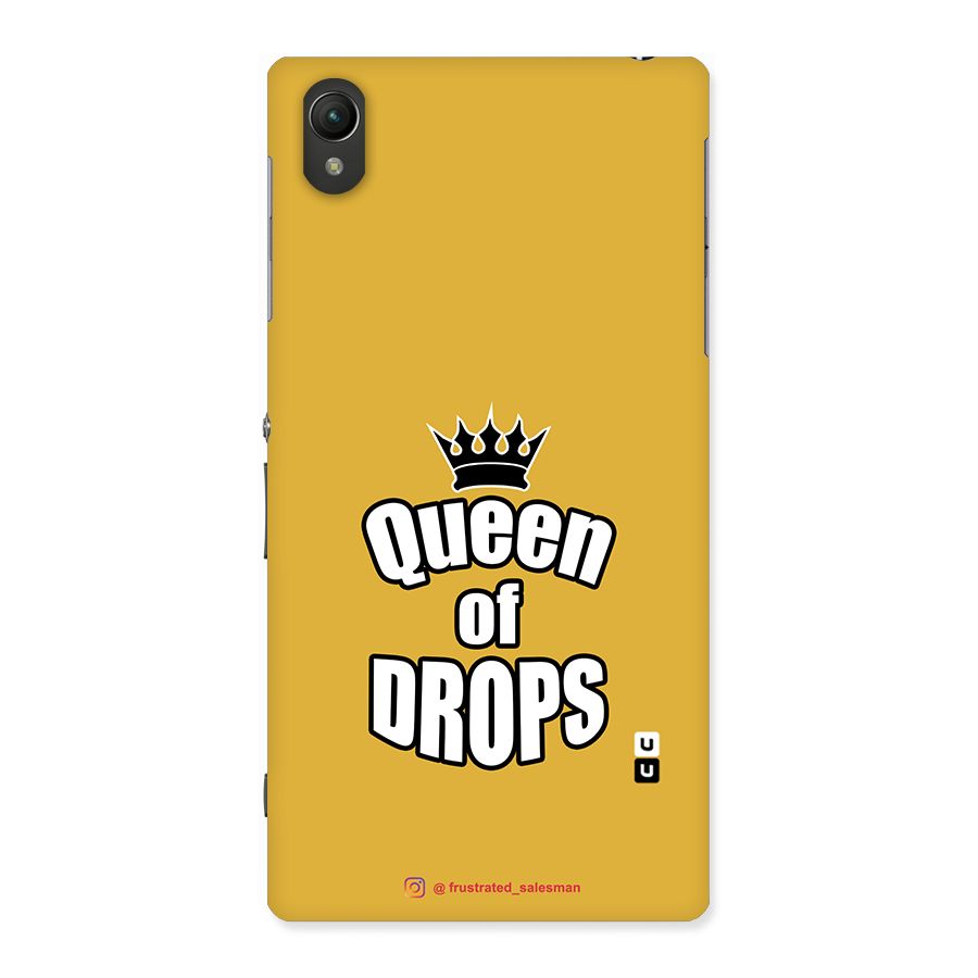 Queen of Drops Mustard Yellow Back Case for Sony Xperia Z1