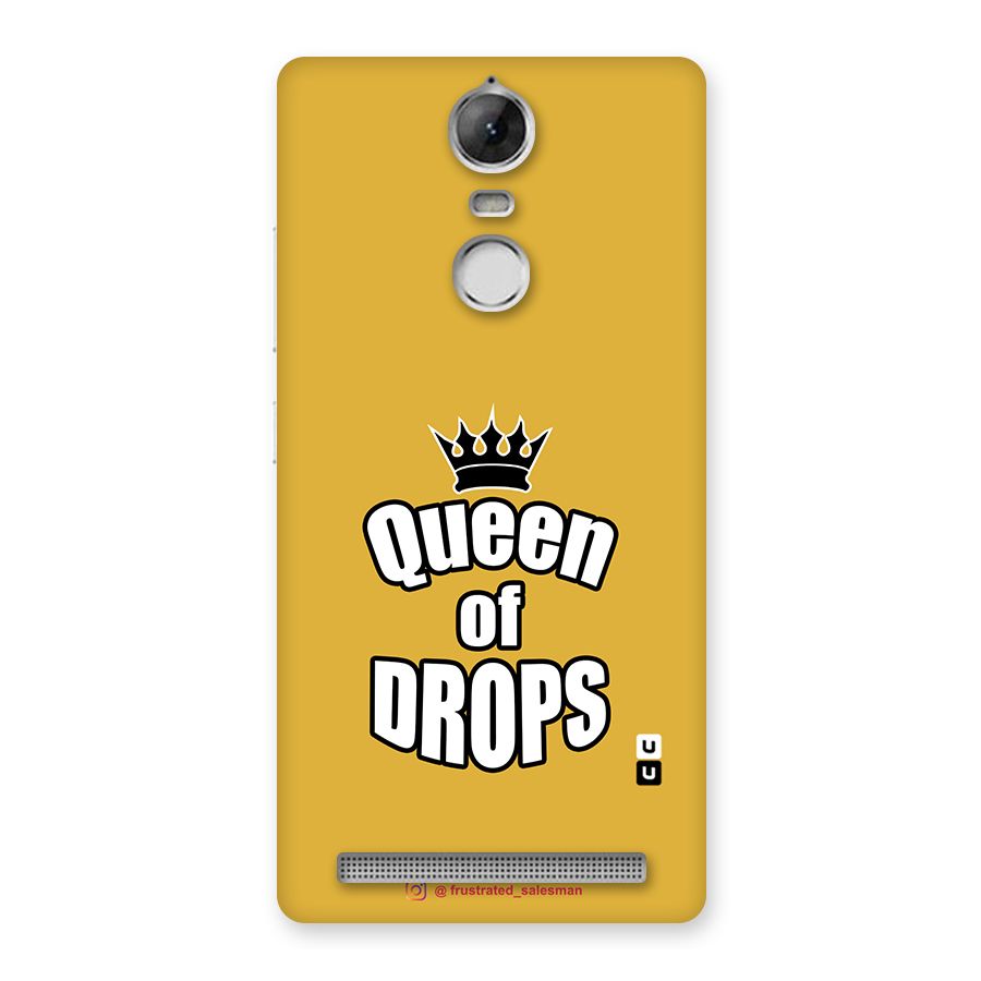 Queen of Drops Mustard Yellow Back Case for Vibe K5 Note