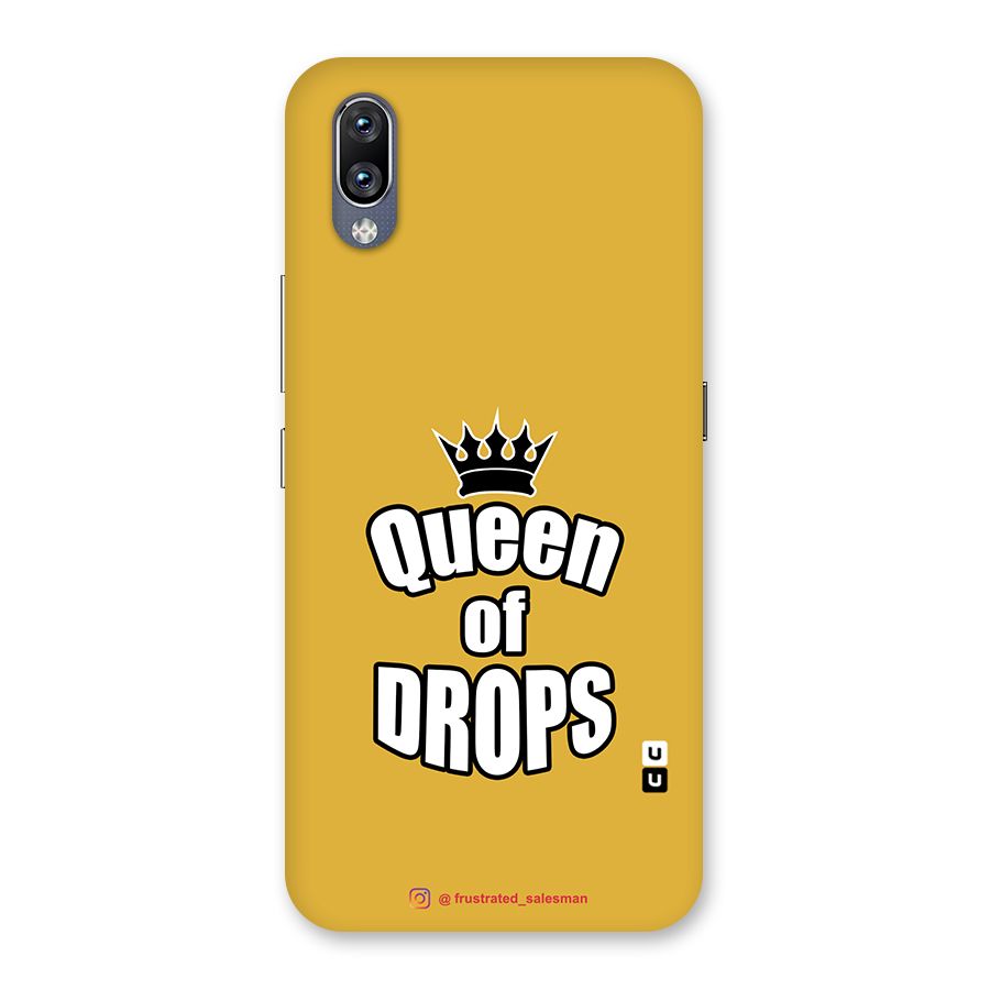 Queen of Drops Mustard Yellow Back Case for Vivo NEX