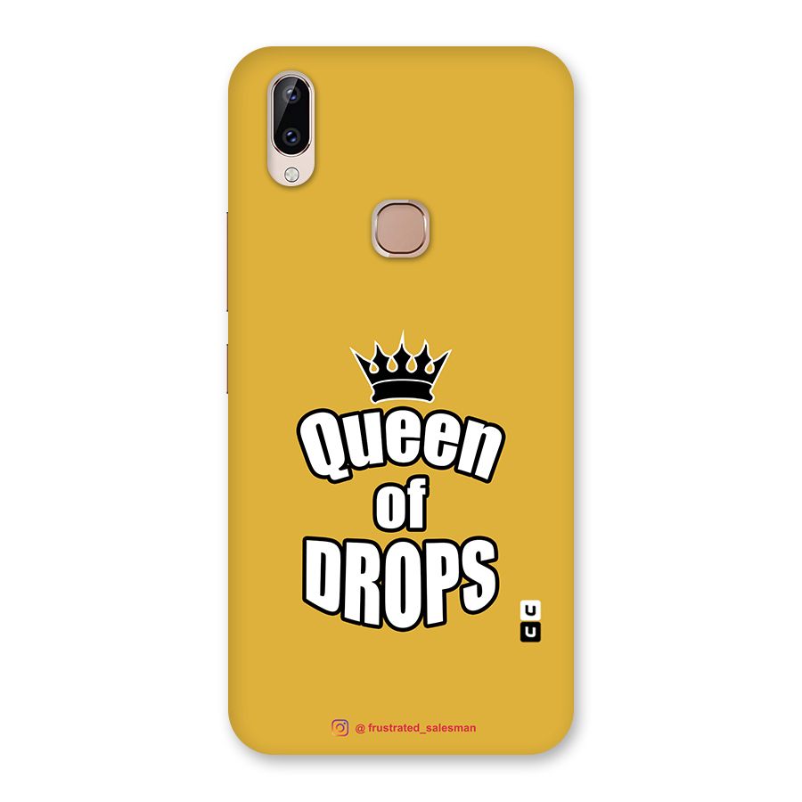 Queen of Drops Mustard Yellow Back Case for Vivo Y83 Pro