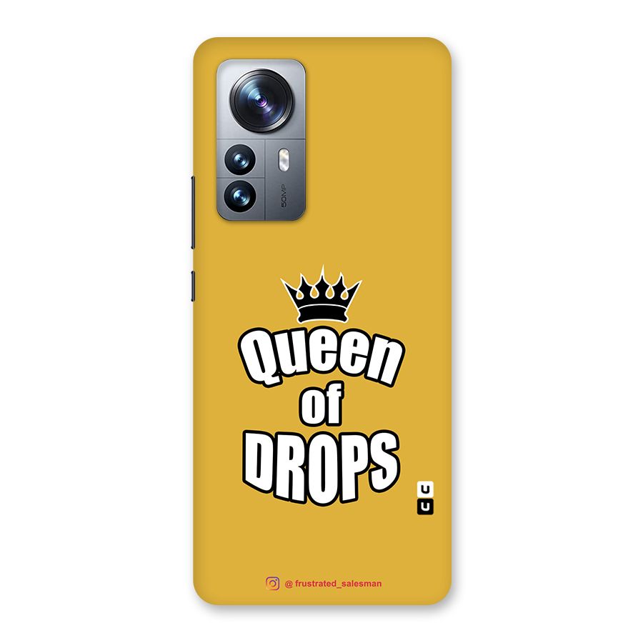 Queen of Drops Mustard Yellow Back Case for Xiaomi 12 Pro
