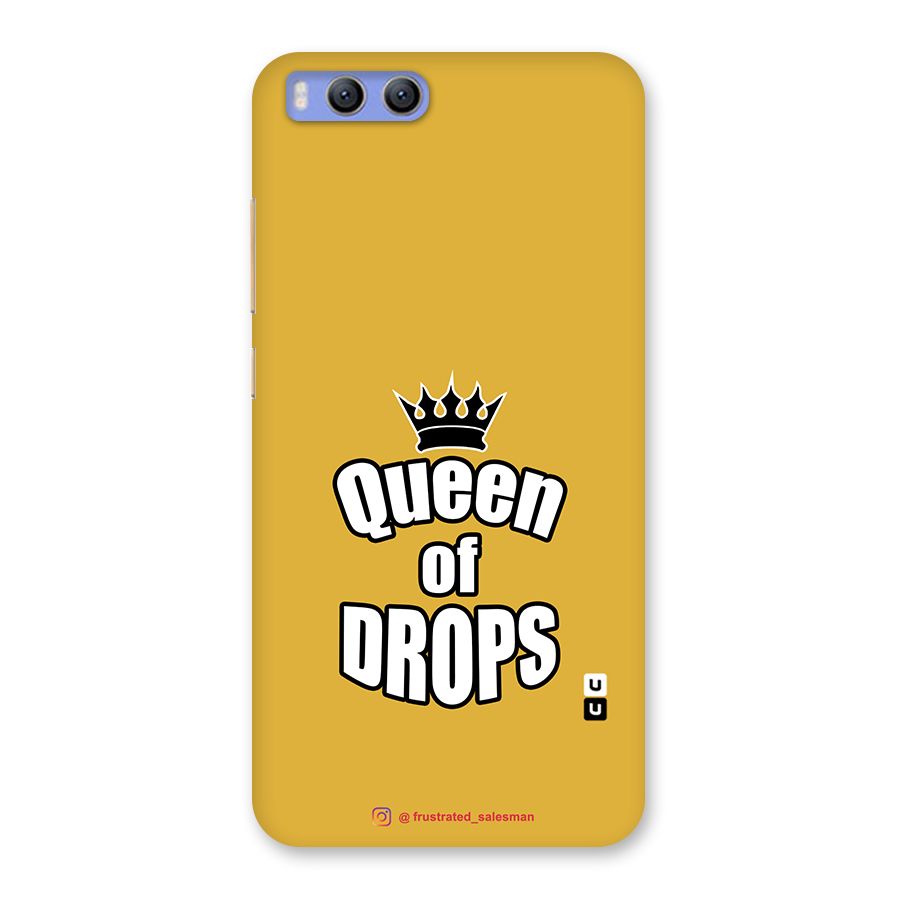 Queen of Drops Mustard Yellow Back Case for Xiaomi Mi 6