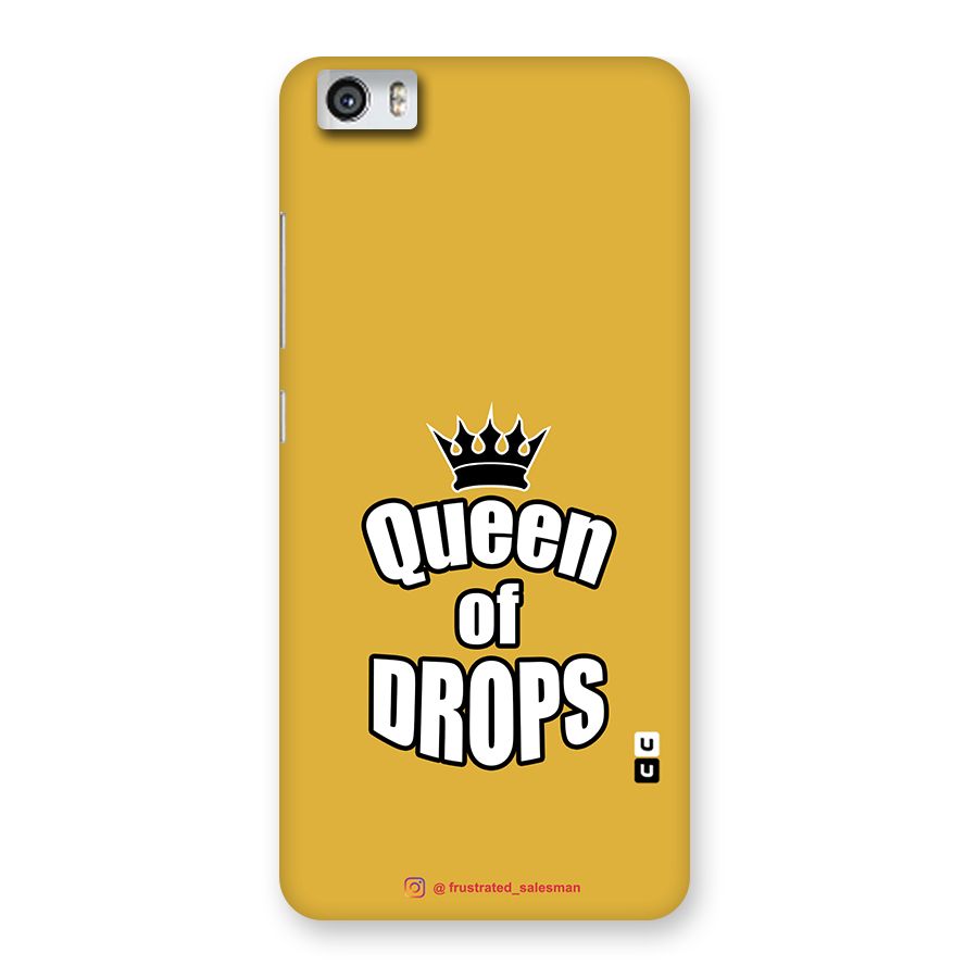 Queen of Drops Mustard Yellow Back Case for Xiaomi Redmi Mi5