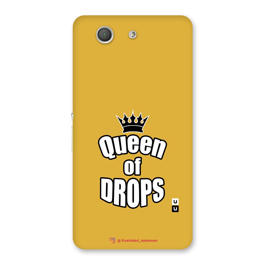 Queen of Drops Mustard Yellow Back Case for Xperia Z3 Compact