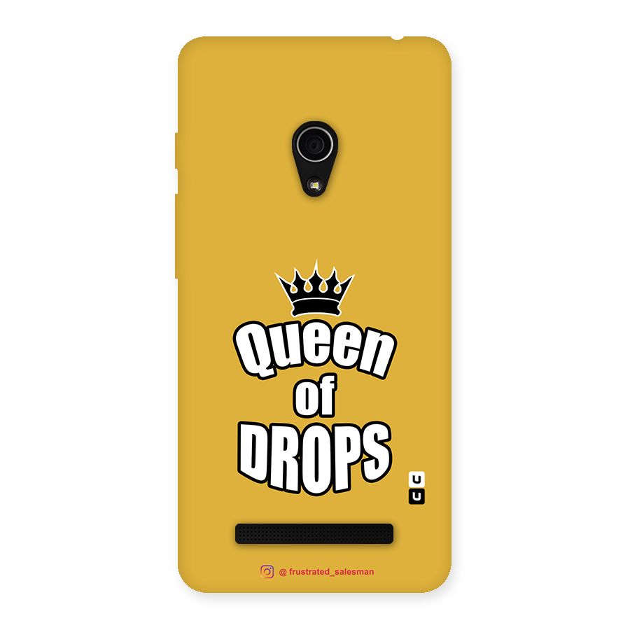 Queen of Drops Mustard Yellow Back Case for Zenfone 5
