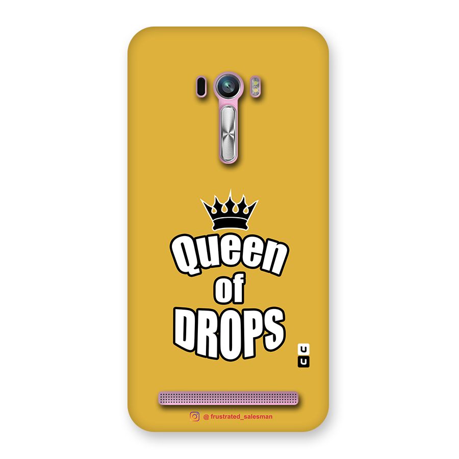 Queen of Drops Mustard Yellow Back Case for Zenfone Selfie