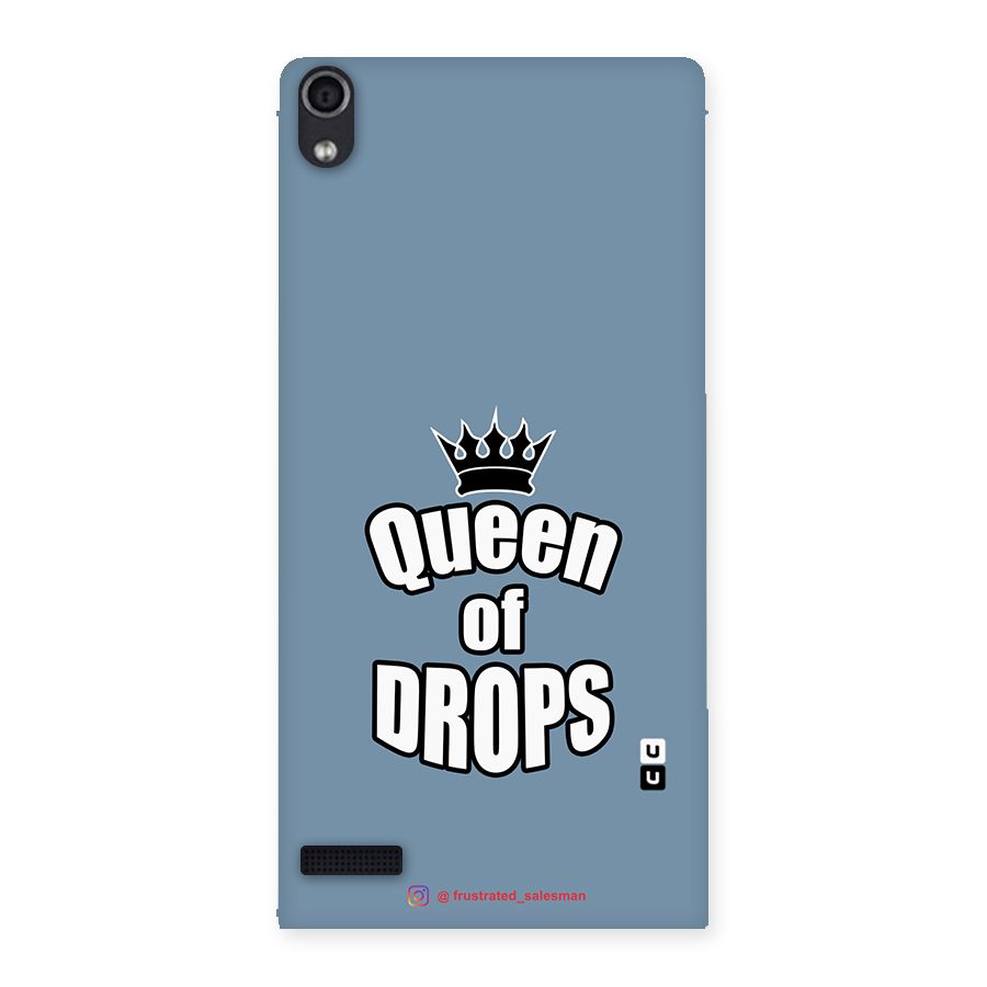 Queen of Drops SteelBlue Back Case for Ascend P6