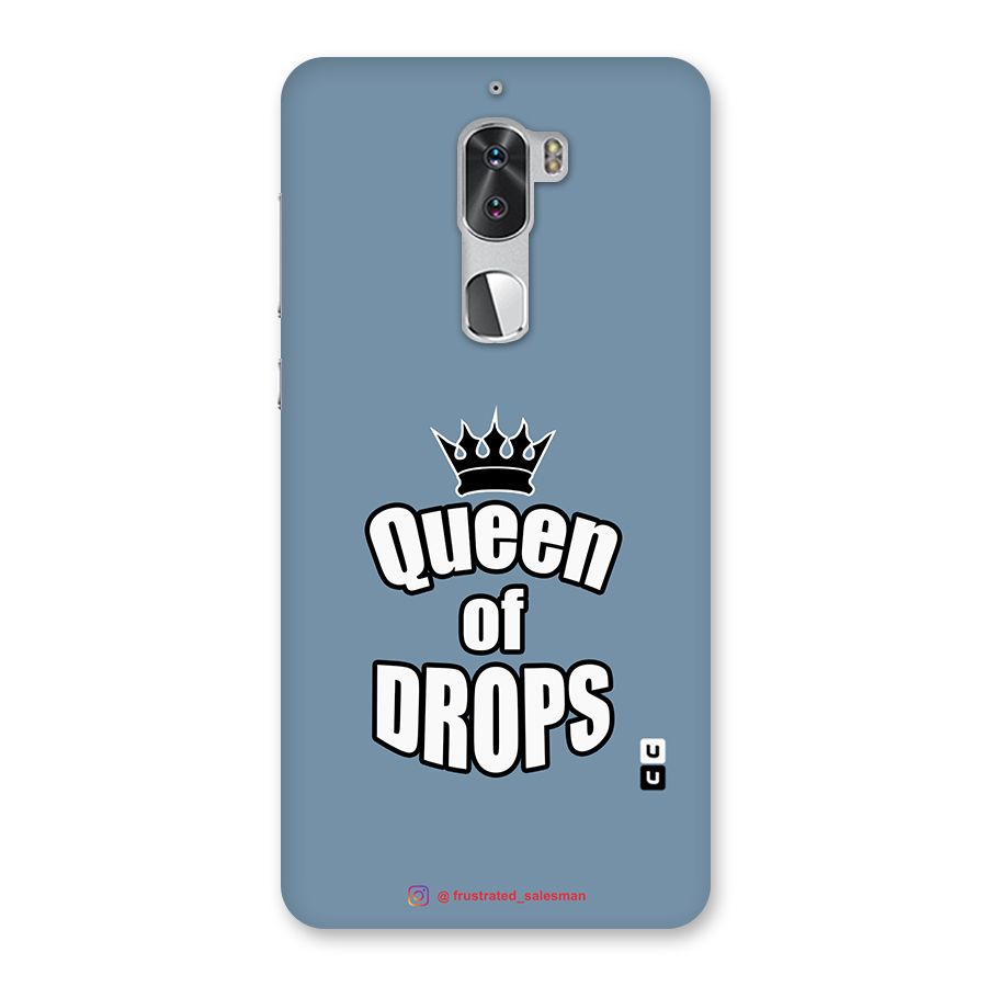 Queen of Drops SteelBlue Back Case for Coolpad Cool 1