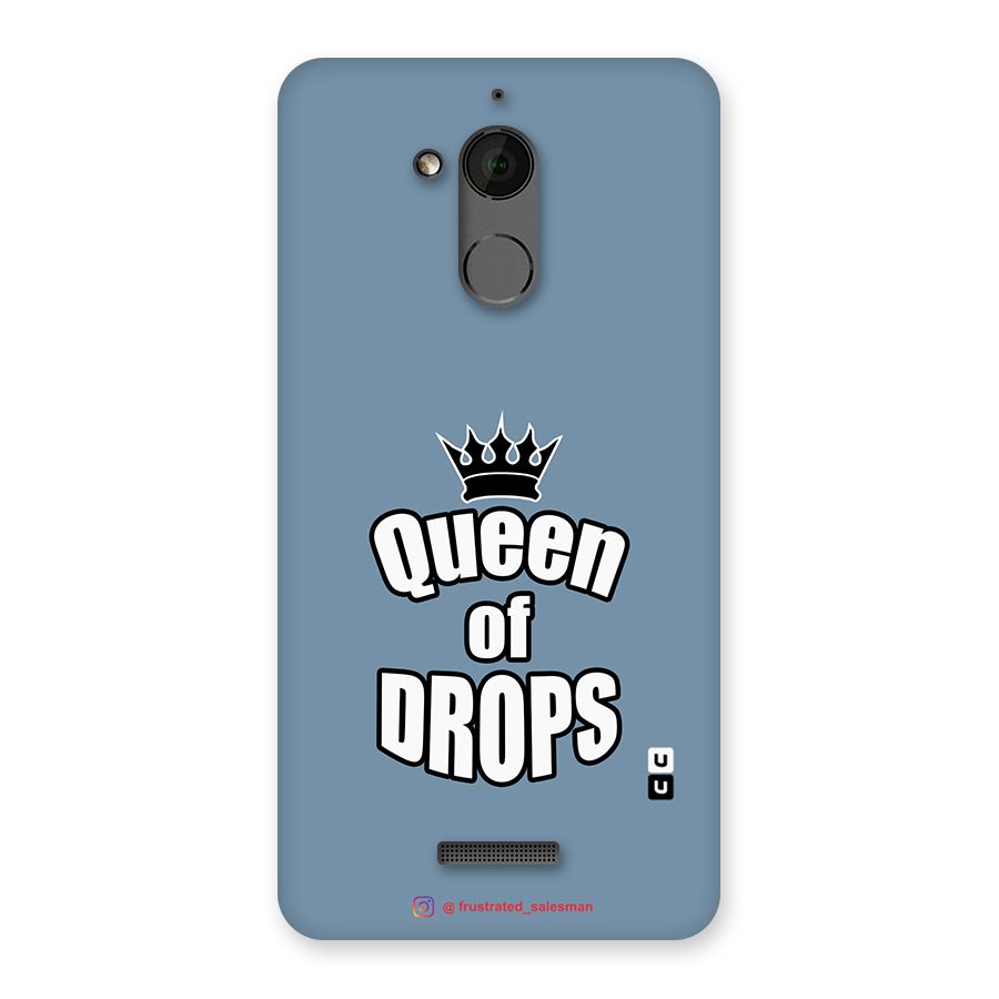 Queen of Drops SteelBlue Back Case for Coolpad Note 5
