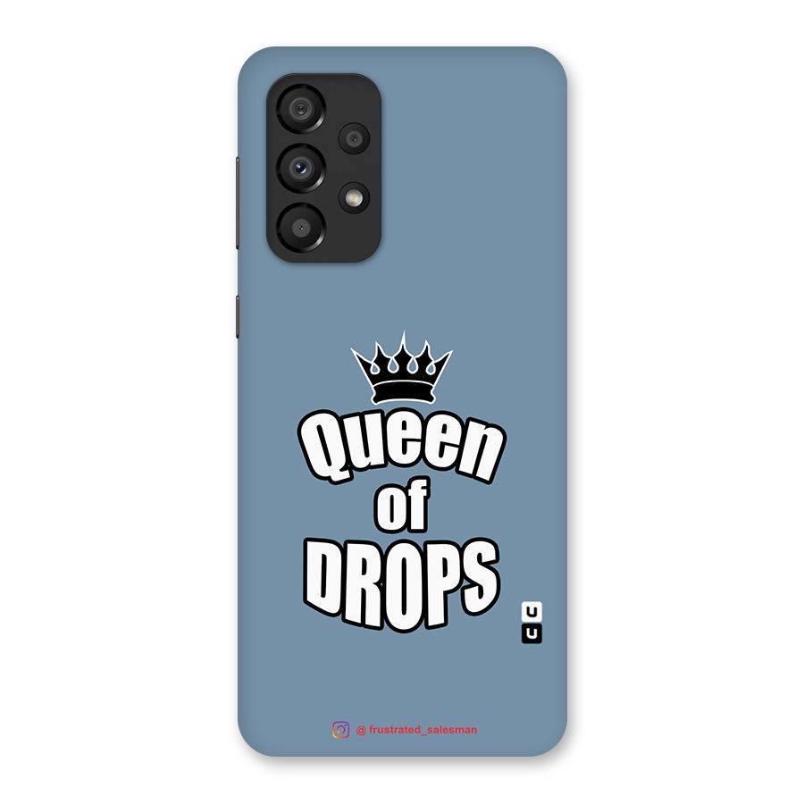 Queen of Drops SteelBlue Back Case for Galaxy A33 5G