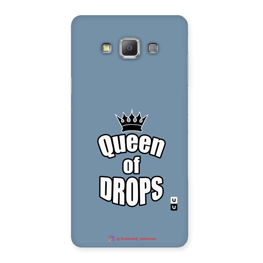 Queen of Drops SteelBlue Back Case for Galaxy A7
