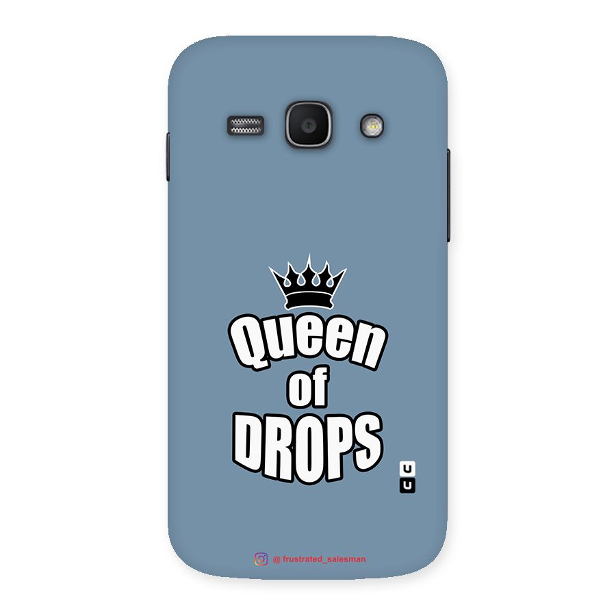 Queen of Drops SteelBlue Back Case for Galaxy Ace 3