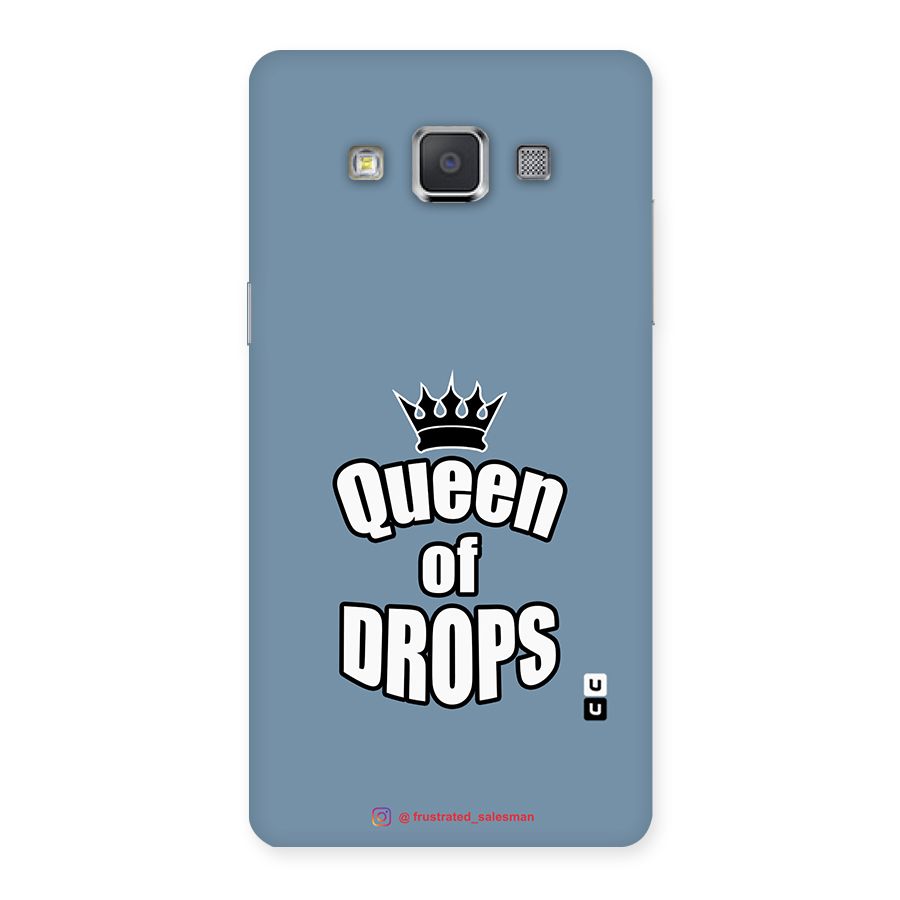 Queen of Drops SteelBlue Back Case for Galaxy Grand Max