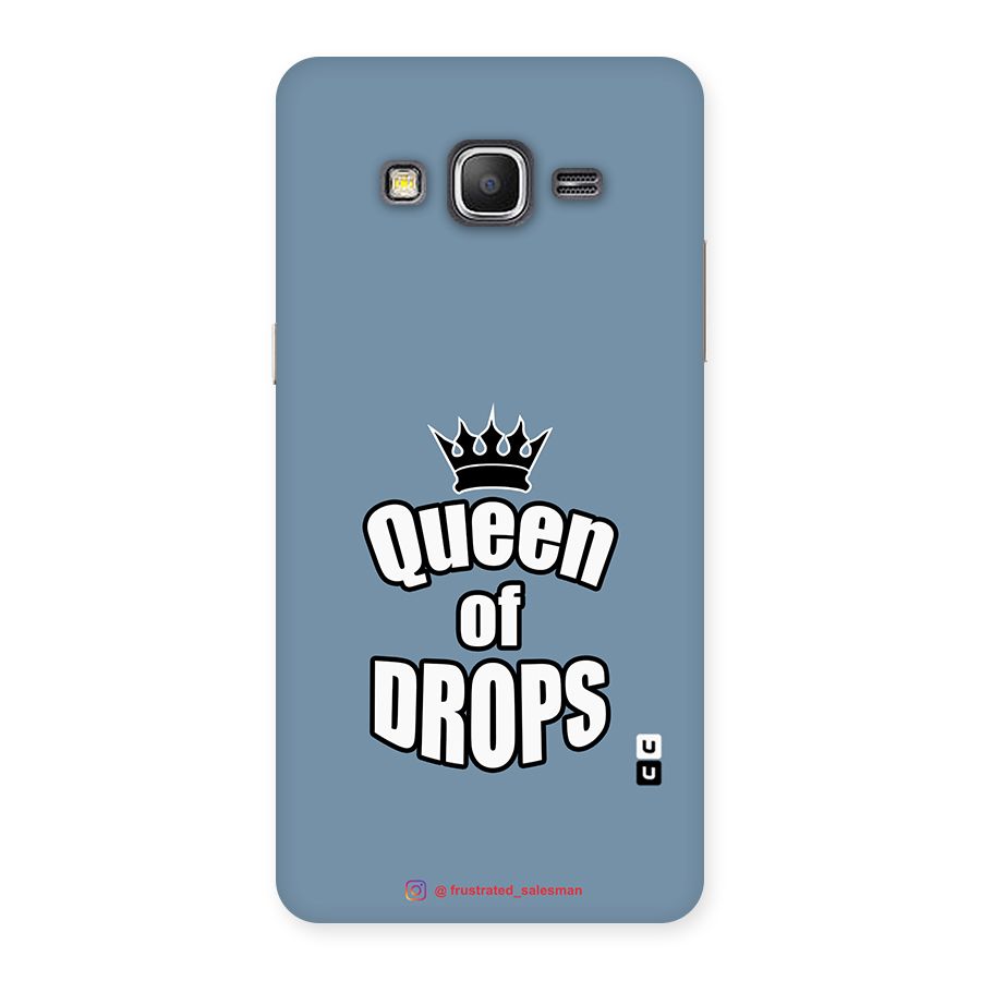 Queen of Drops SteelBlue Back Case for Galaxy Grand Prime