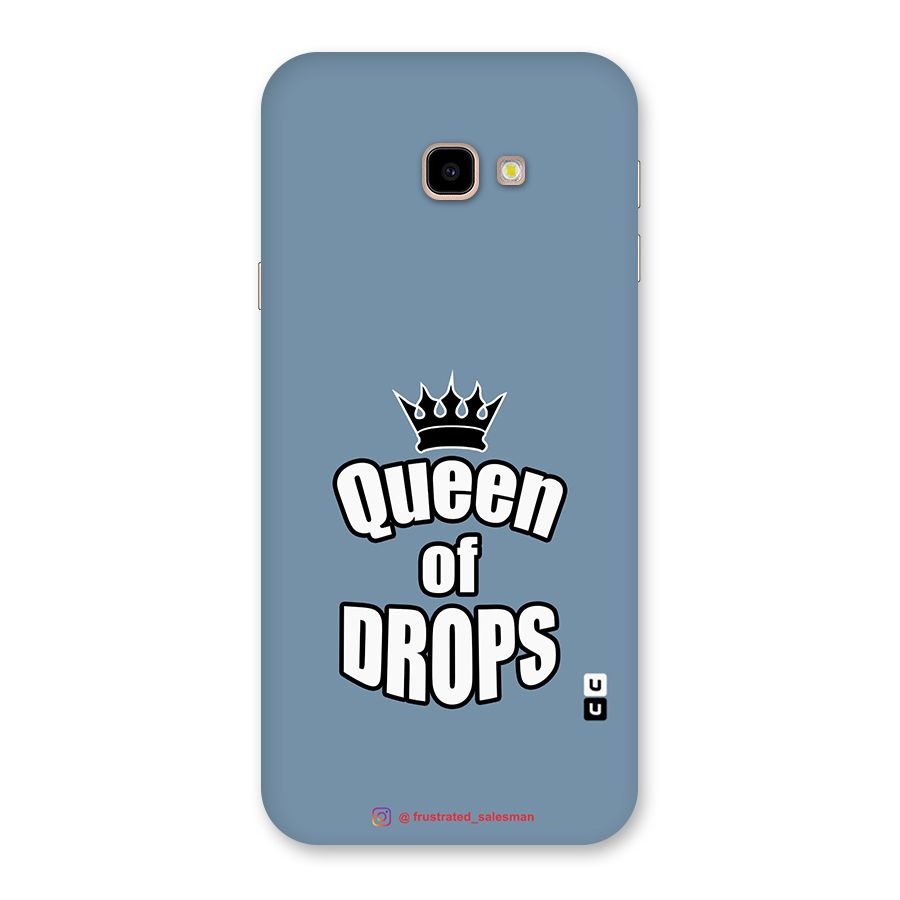 Queen of Drops SteelBlue Back Case for Galaxy J4 Plus