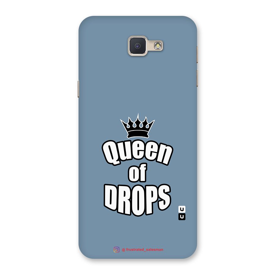 Queen of Drops SteelBlue Back Case for Galaxy J5 Prime
