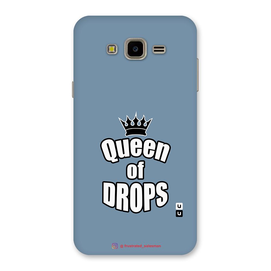 Queen of Drops SteelBlue Back Case for Galaxy J7 Nxt