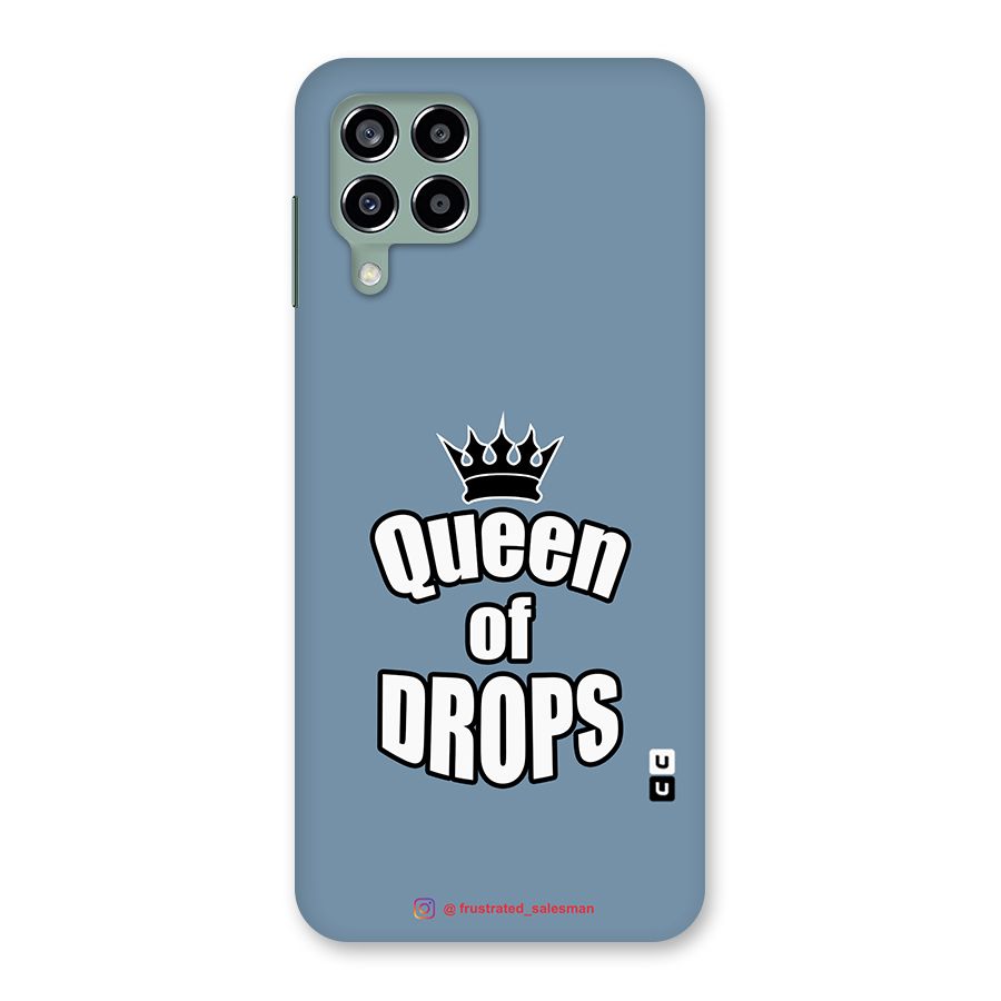 Queen of Drops SteelBlue Back Case for Galaxy M33