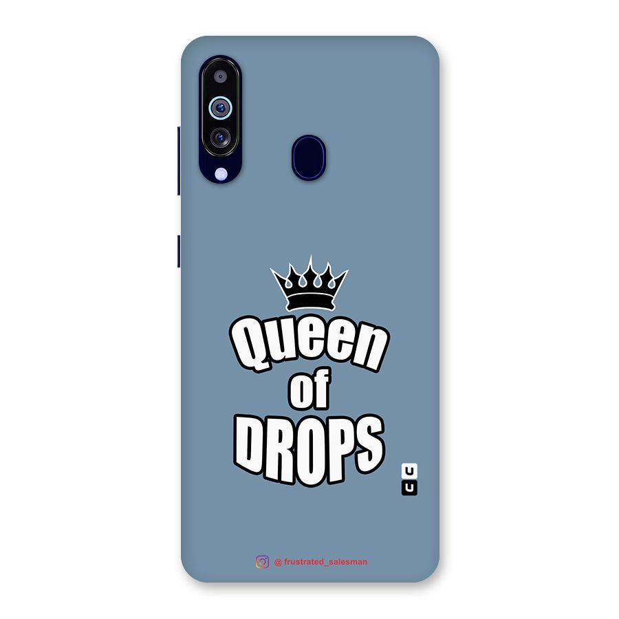 Queen of Drops SteelBlue Back Case for Galaxy M40