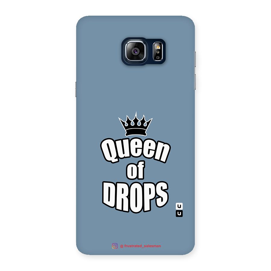 Queen of Drops SteelBlue Back Case for Galaxy Note 5
