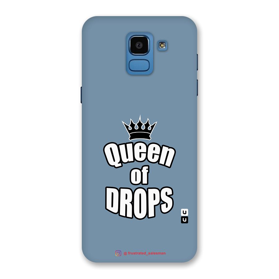 Queen of Drops SteelBlue Back Case for Galaxy On6