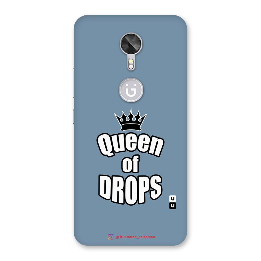 Queen of Drops SteelBlue Back Case for Gionee A1