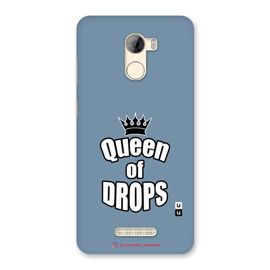 Queen of Drops SteelBlue Back Case for Gionee A1 LIte