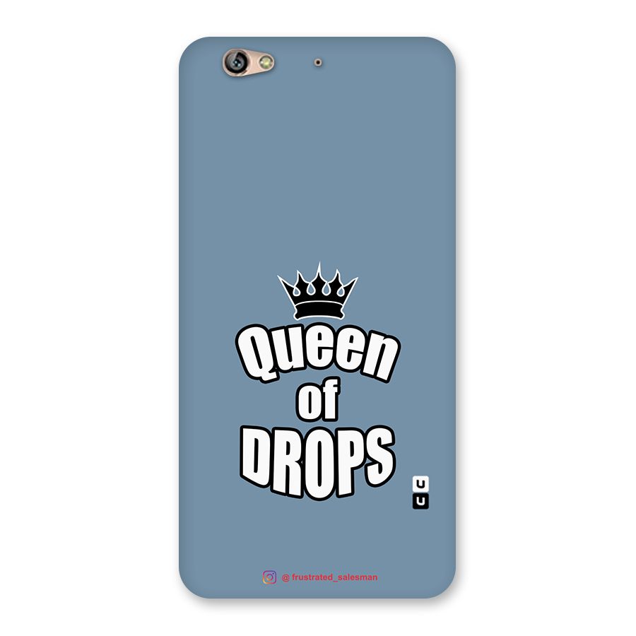 Queen of Drops SteelBlue Back Case for Gionee S6