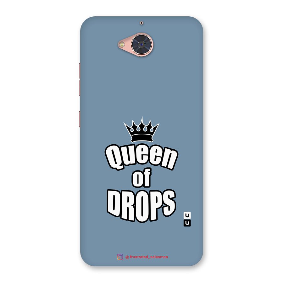 Queen of Drops SteelBlue Back Case for Gionee S6 Pro