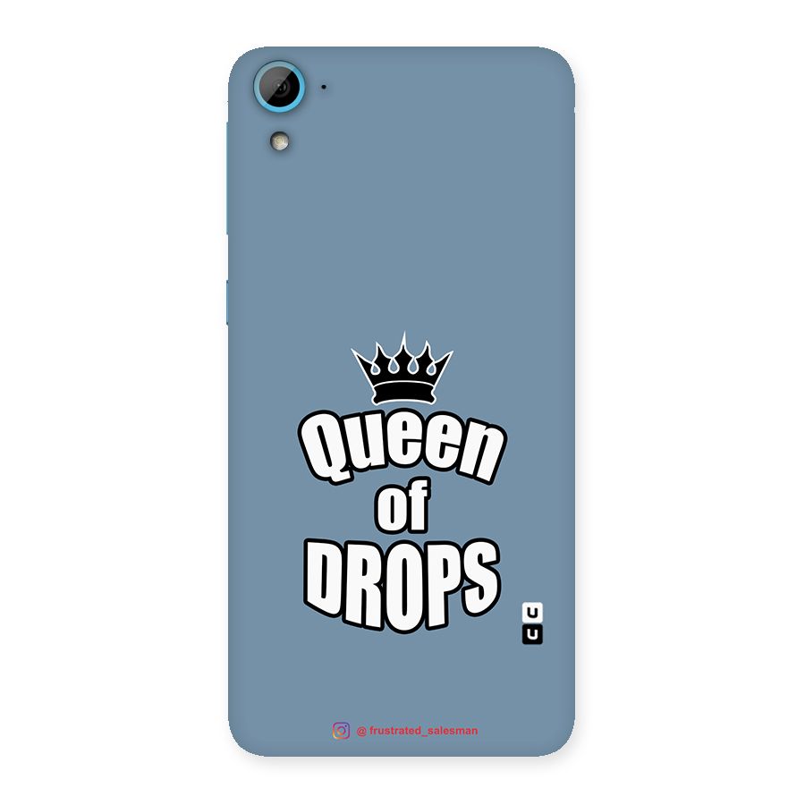 Queen of Drops SteelBlue Back Case for HTC Desire 826
