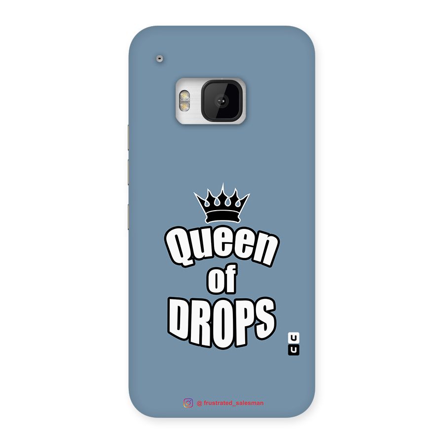 Queen of Drops SteelBlue Back Case for HTC One M9