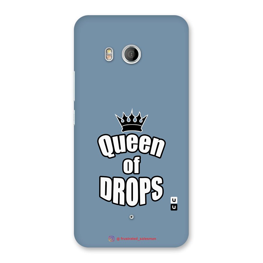 Queen of Drops SteelBlue Back Case for HTC U11