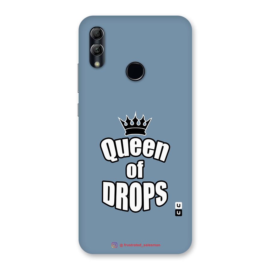 Queen of Drops SteelBlue Back Case for Honor 10 Lite