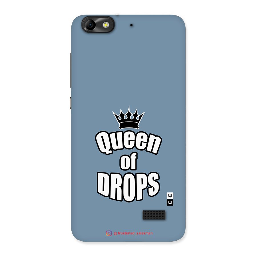 Queen of Drops SteelBlue Back Case for Honor 4C