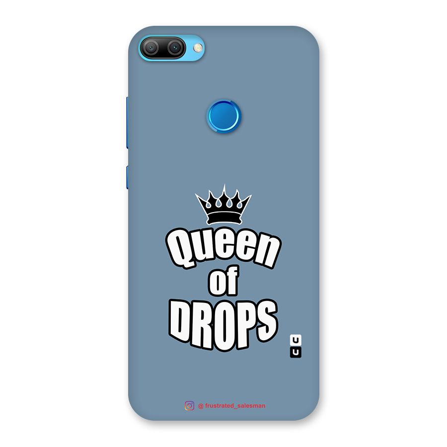Queen of Drops SteelBlue Back Case for Honor 9N