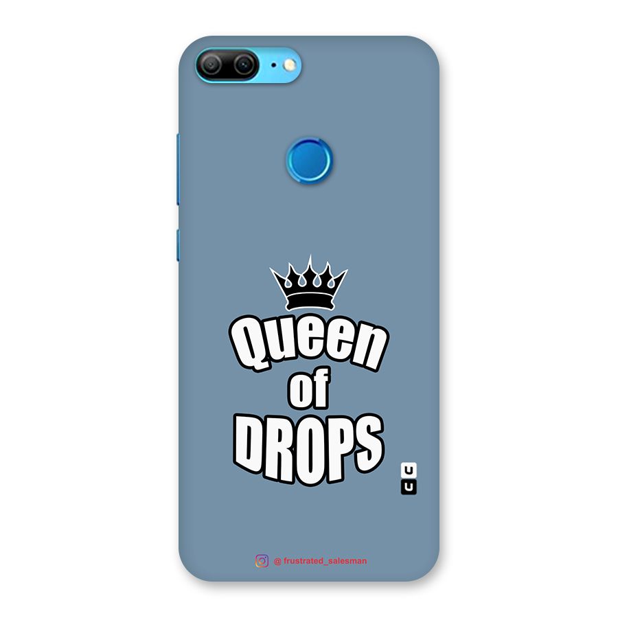 Queen of Drops SteelBlue Back Case for Honor 9 Lite