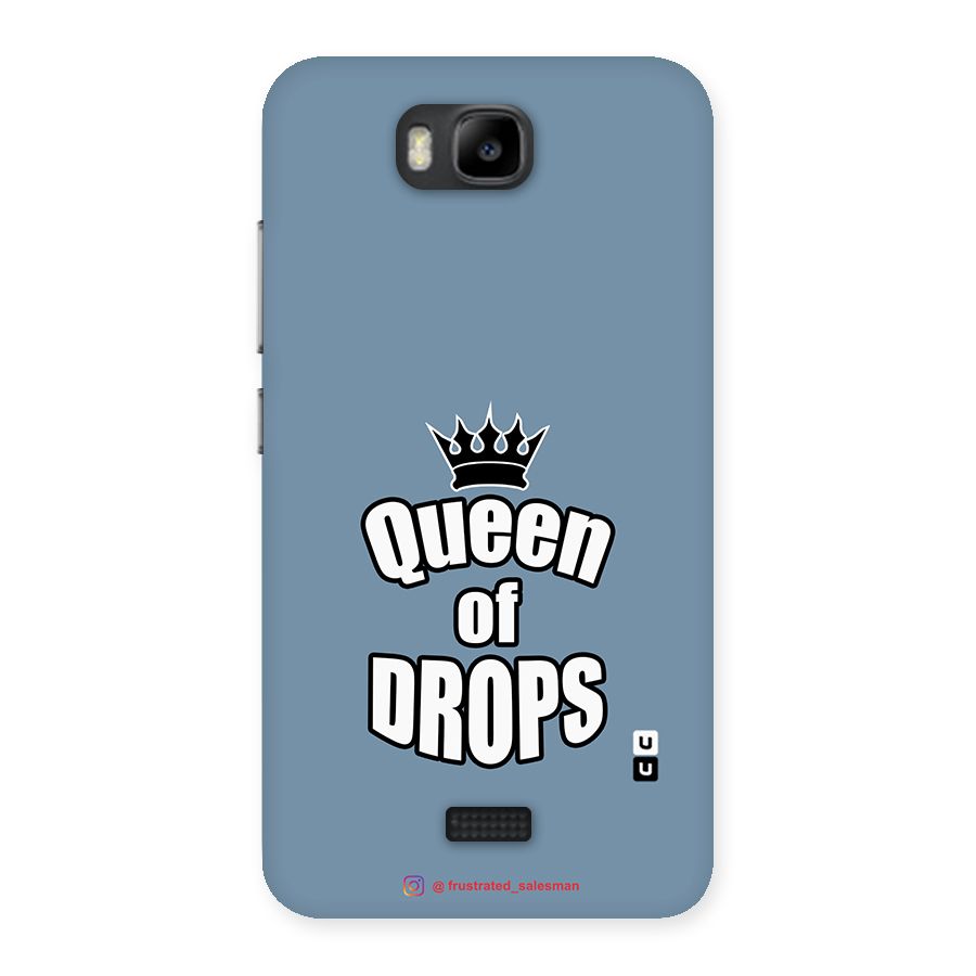 Queen of Drops SteelBlue Back Case for Honor Bee