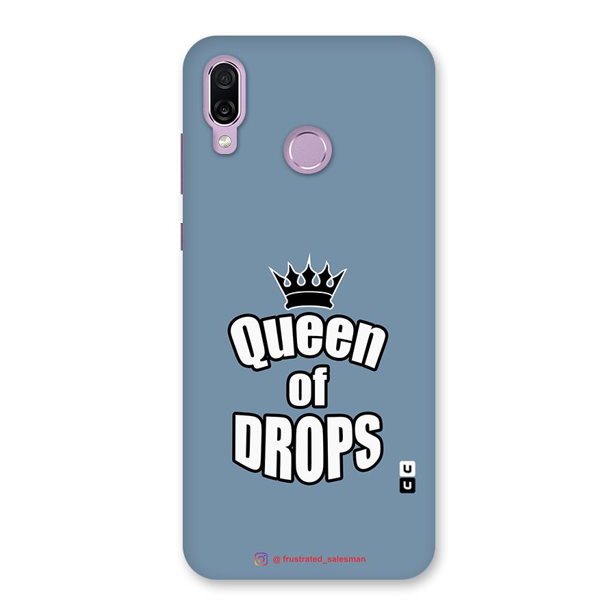 Queen of Drops SteelBlue Back Case for Honor Play