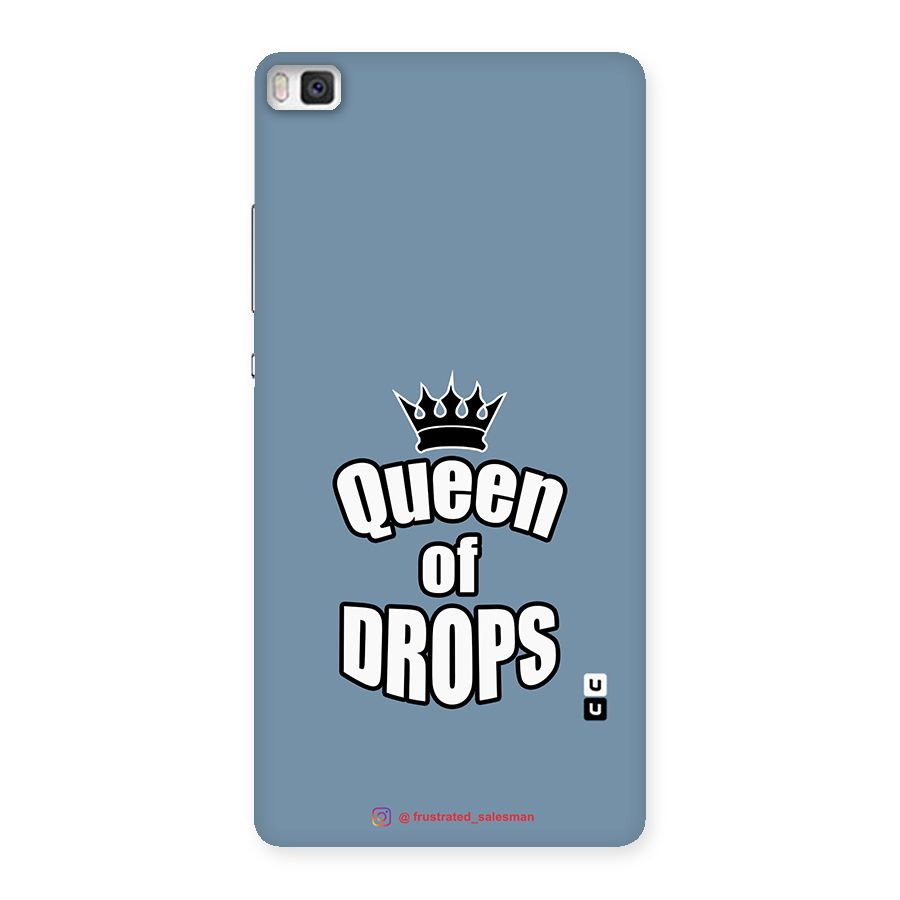 Queen of Drops SteelBlue Back Case for Huawei P8