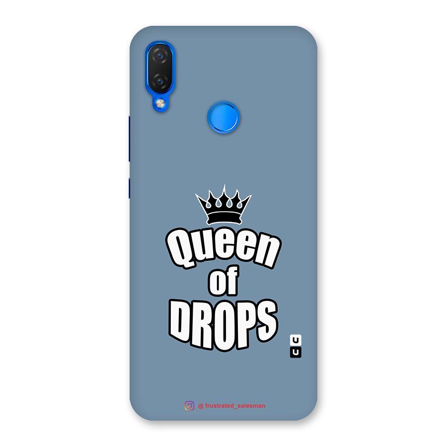 Queen of Drops SteelBlue Back Case for Huawei P Smart+