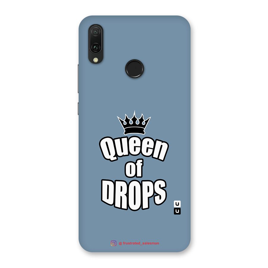 Queen of Drops SteelBlue Back Case for Huawei Y9 (2019)